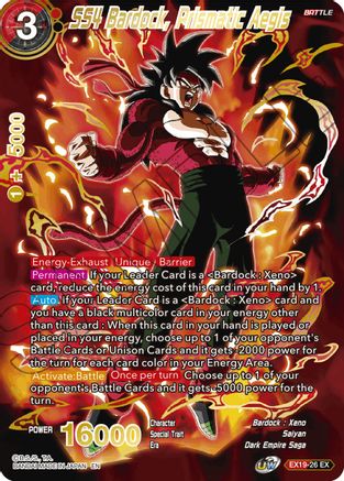 SS4 Bardock, Prismatic Aegis (EX19-26) - Special Anniversary Set 2021