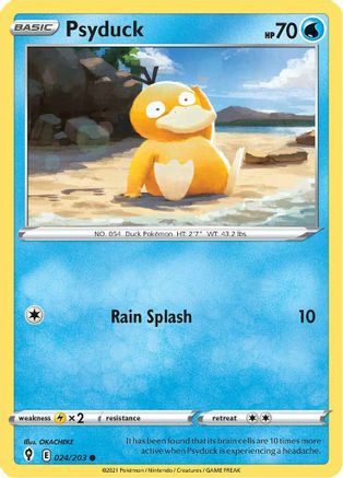 Psyduck 024/203 SWSH07 Evolving Skies - Common