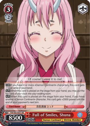 Full of Smiles, Shuna (TSK/S82-E031 RR) - That Time I Got Reincarnated as a Slime Vol.2