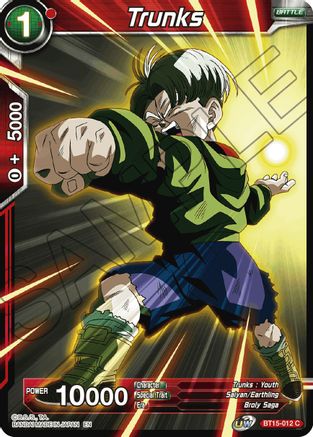 Trunks (BT15-012) - Saiyan Showdown Foil