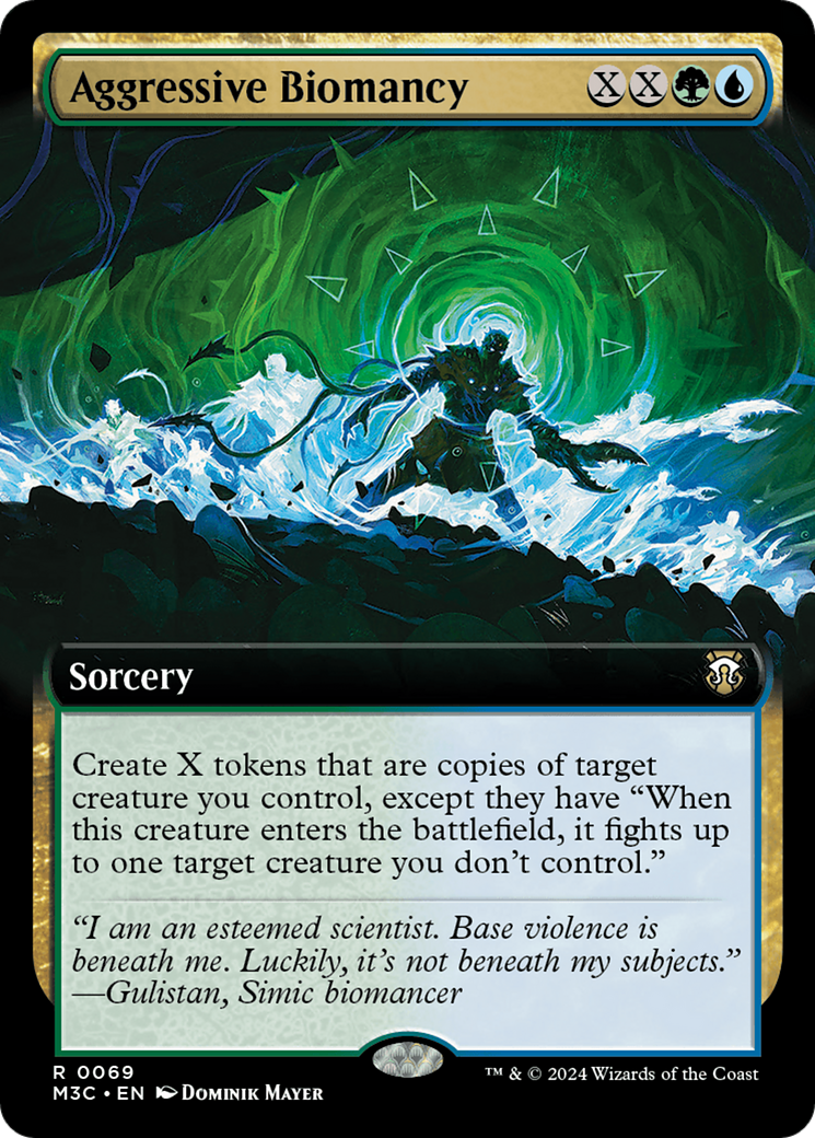 Aggressive Biomancy (Extended Art) (M3C-069) - Modern Horizons 3 Commander: (Extended Art)