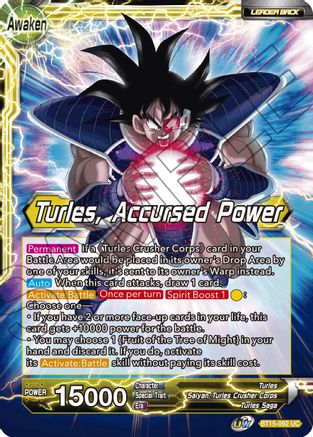 Turles // Turles, Accursed Power (BT15-092) - Saiyan Showdown Foil