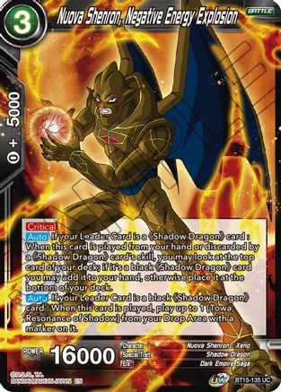 Nuova Shenron, Negative Energy Explosion (BT15-135) - Saiyan Showdown