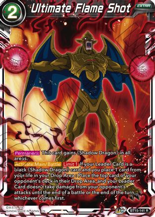 Ultimate Flame Shot (BT15-141) - Saiyan Showdown