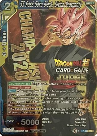 SS Rose Goku Black, Divine Prosperity (P-206) - Judge Promotion Cards Foil