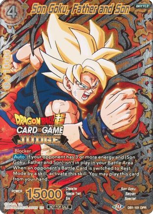 Son Goku, Father and Son (DB1-101) - Judge Promotion Cards Foil