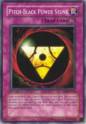 Pitch-Black Power Stone (SD6-EN034) - Structure Deck: Spellcaster's Judgment 1st Edition