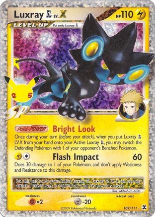 Luxray GL LV.X 109/111 - Holofoil Celebrations Classic Collection - Classic Collection