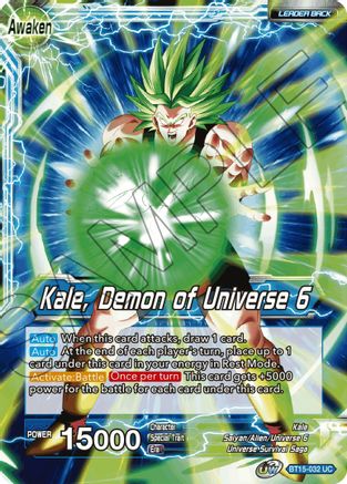Kale // Kale, Demon of Universe 6 (BT15-032) - Saiyan Showdown