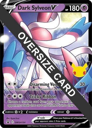 Dark Sylveon V SWSH134 - Holofoil Jumbo Cards - Promo