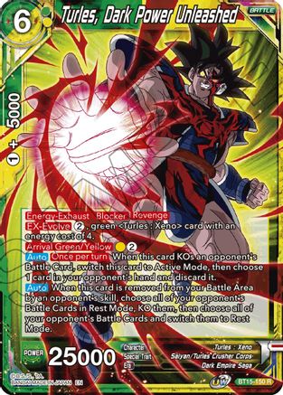 Turles, Dark Power Unleashed (BT15-150) - Saiyan Showdown Foil