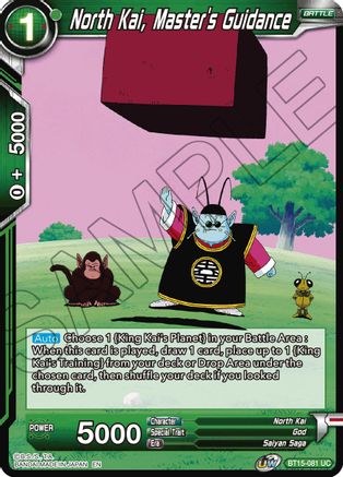 North Kai, Master's Guidance (BT15-081) - Saiyan Showdown Foil