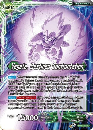 Vegeta // Vegeta, Destined Confrontation (BT15-062) - Saiyan Showdown