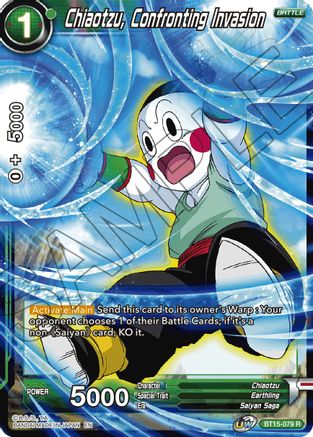 Chiaotzu, Confronting Invasion (BT15-079) - Saiyan Showdown Foil