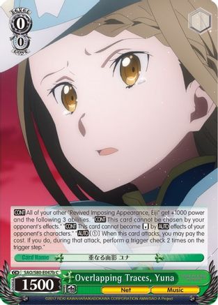 Overlapping Traces, Yuna (B) (SAO/S80-E047b C) - Sword Art Online -Alicization- Vol.2