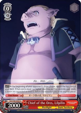 Chief of the Orcs, Lilpilin (SAO/S80-E065 C) - Sword Art Online -Alicization- Vol.2