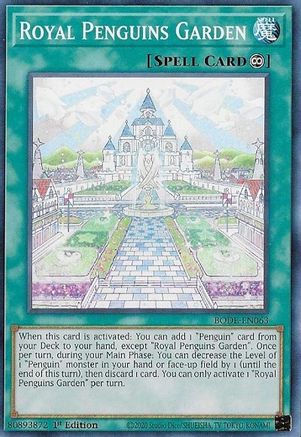 Royal Penguins Garden (BODE-EN063) - Burst of Destiny 1st Edition