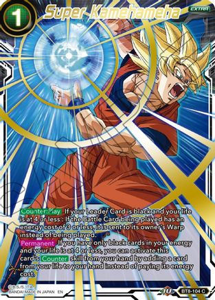 Super Kamehameha (Gold Stamped) (BT8-104) - Mythic Booster Foil