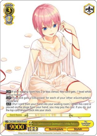 The Quintessential Quintuplets, Ichika Nakano (HYR) (5HY/W83-E003HYR HYR) - The Quintessential Quintuplets