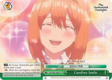 Carefree Smile (5HY/W83-E060 CR) - The Quintessential Quintuplets