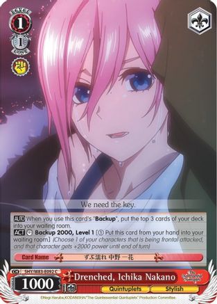 Drenched, Ichika Nakano (5HY/W83-E092 C) - The Quintessential Quintuplets