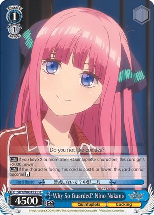 Why So Guarded? Nino Nakano (5HY/W83-E121 U) - The Quintessential Quintuplets