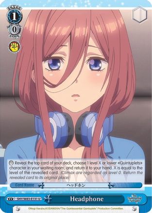 Headphone (5HY/W83-E131 U) - The Quintessential Quintuplets