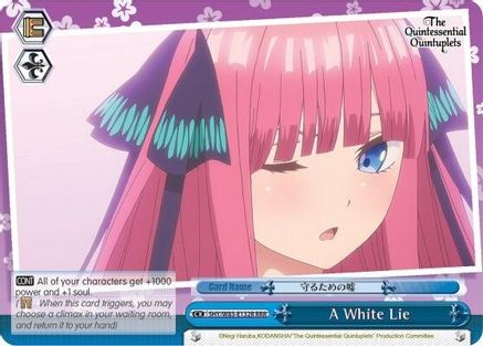 A White Lie (RRR) (5HY/W83-E132R RRR) - The Quintessential Quintuplets