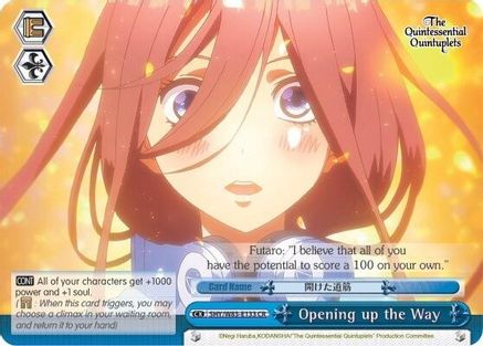 Opening up the Way (5HY/W83-E133 CR) - The Quintessential Quintuplets