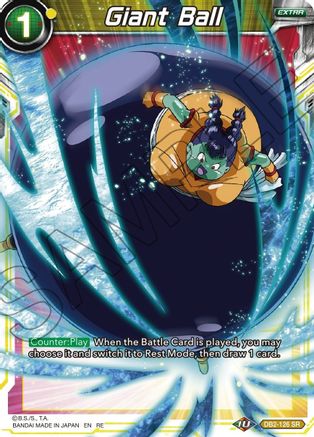 Giant Ball (DB2-126) - Mythic Booster Foil