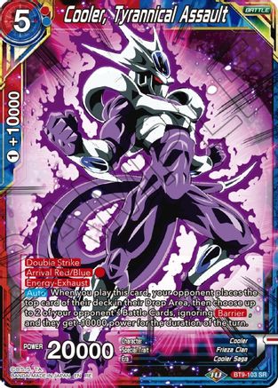 Cooler, Tyrannical Assault (BT9-103) - Mythic Booster Foil