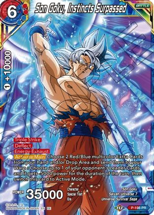 Son Goku, Instincts Surpassed (P-198) - Mythic Booster