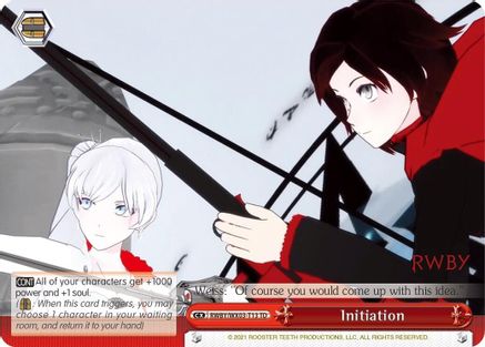 Initiation (RWBY/WX03-T13 TD) - RWBY