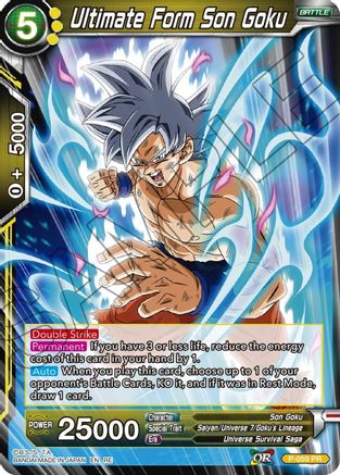 Ultimate Form Son Goku (P-059) - Mythic Booster