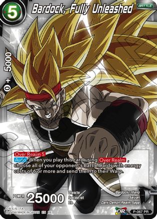 Bardock, Fully Unleashed (P-067) - Mythic Booster