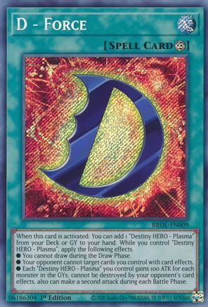 D - Force (BROL-EN009) - Brothers of Legend 1st Edition