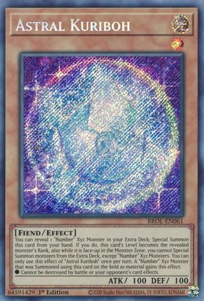 Astral Kuriboh (BROL-EN061) - Brothers of Legend 1st Edition