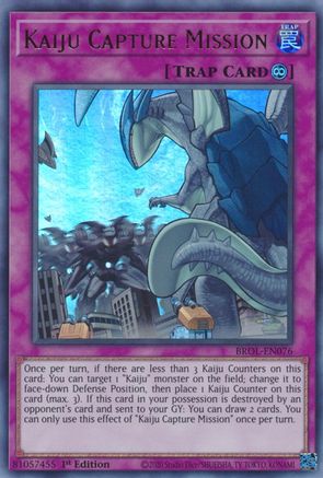 Kaiju Capture Mission (BROL-EN076) - Brothers of Legend 1st Edition