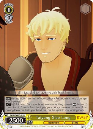 Taiyang Xiao Long (RWBY/WX03-010 U) - RWBY