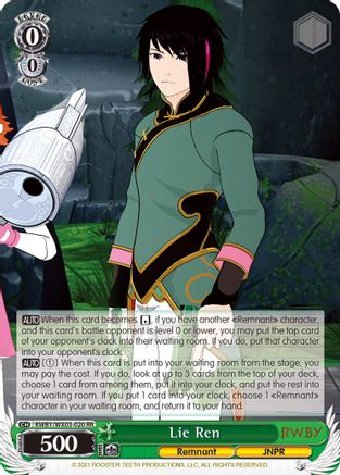 Lie Ren (RWBY/WX03-020 RR) - RWBY