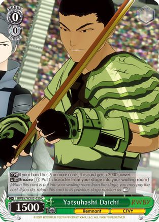 Yatsuhashi Daichi (RWBY/WX03-030 C) - RWBY