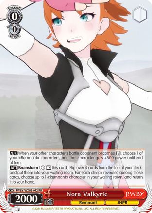 Nora Valkyrie (RWBY/WX03-042 RR) - RWBY