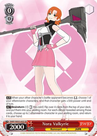 Nora Valkyrie (SR) (RWBY/WX03-042S SR) - RWBY