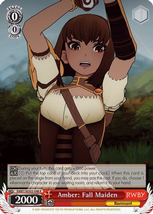 Amber: Fall Maiden (RWBY/WX03-048 R) - RWBY