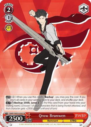 Qrow Branwen (SR) (RWBY/WX03-050S SR) - RWBY