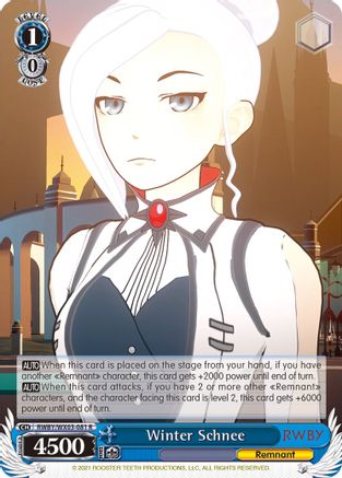Winter Schnee (RWBY/WX03-081 R) - RWBY