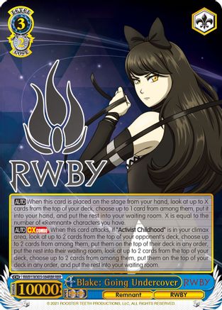 Blake: Going Undercover (RBR) (RWBY/WX03-084RBR RBR) - RWBY