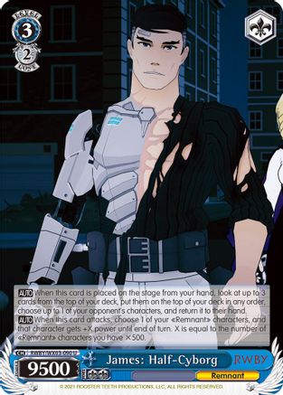 James: Half-Cyborg (RWBY/WX03-090 U) - RWBY