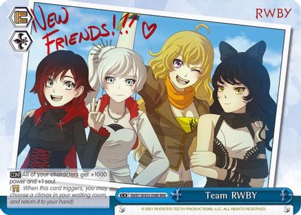 Team RWBY (RRR) (RWBY/WX03-098R RRR) - RWBY