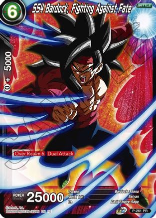 SS4 Bardock, Fighting Against Fate (P-261) - Mythic Booster Foil